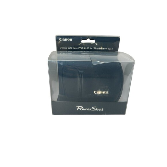 CANON PSC-6100 DELUXE LEATHER CASE FOR POWERSHOT G1 X MARK II NEW- FAST SHIPPING
